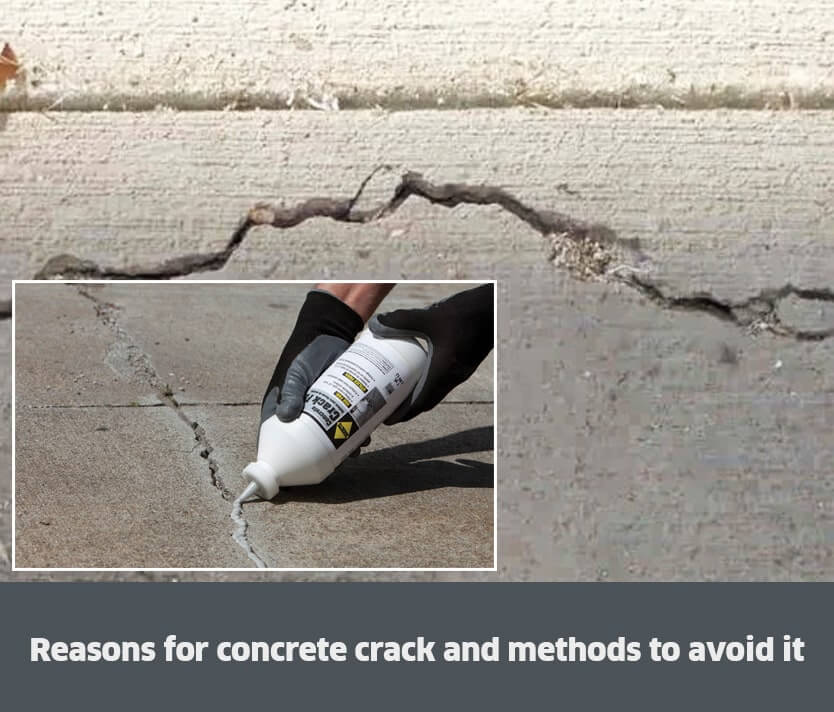Reasons for concrete crack and methods to avoid it